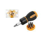 Tolsen Tools, 7 in 1 Ratchet Mini Driver - Obbo.SG
