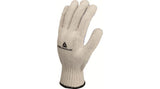 DELTAPLUS TP16909 POLYESTER COTTON KNITTED GLOVES PVC DOTS ON PALM SIZE 9 - Obbo.SG