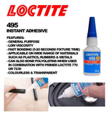 LOCTITE 495 Instant Adhesive 20g Loctite Authorized Distributor - Obbo.SG