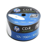 HP CD-R 700MB Printable 50 pcs per Spindle CRA00083-WIP - Obbo.SG