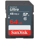 Sandisk Ultra Memory SD Card 64GB SDHC/XC