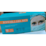 3Ply Disposable Mask - Box of 50s - FDA Approved & EC Declaration