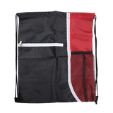 Adventure World Drawstring Bag With Pocket And Side Netting (Red) - Obbo.SG