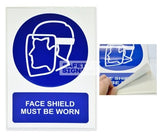Face Shield Must Be Worn (M004_VNL) - Obbo.SG