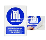 High Visibility Jacket Must Be Worn (M007_VNL) - Obbo.SG