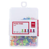 Deli Translucent Push Pins E0030 - Obbo.SG