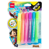 Deli Neon Glitter Glue 12ml EA71301