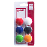 Deli Magnetic Buttons 30mm 7825 - Obbo.SG