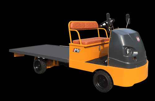 eKART 3000 Battery Operated Multi Purpose Platform Truck for easy transportation of refuse bins and heavy items (SPT-3000) - Obbo.SG