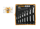 Tolsen Tools , 8 pcs Double Ring ends Spanner Set - Obbo.SG