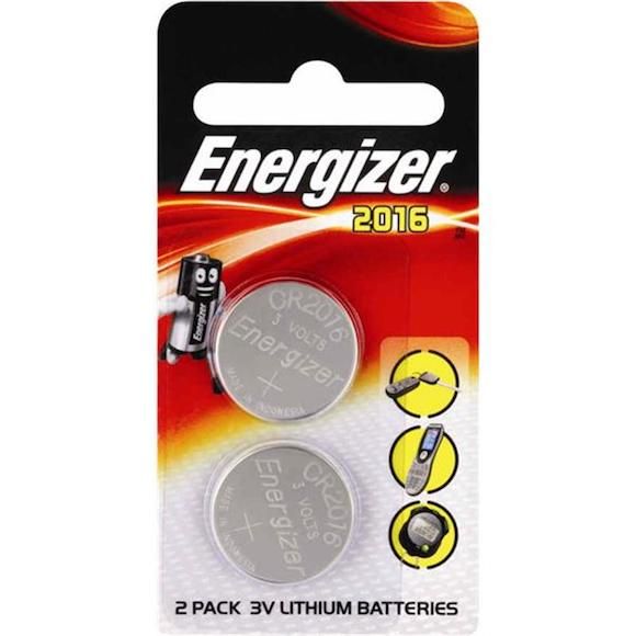 Energizer CR2016 2pcs Coin Battery Pack - Obbo.SG