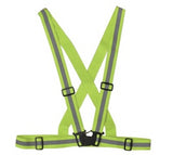 Safety Elastic Strip Vest 40mm - Green / Orange - Obbo.SG