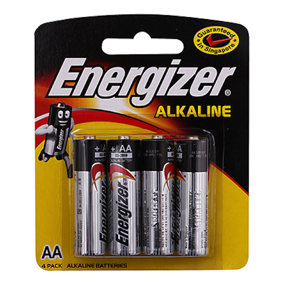 Energizer AA 4pcs Battery Pack - Obbo.SG