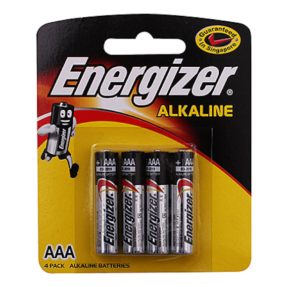 Energizer AAA 4pcs Battery Pack - Obbo.SG