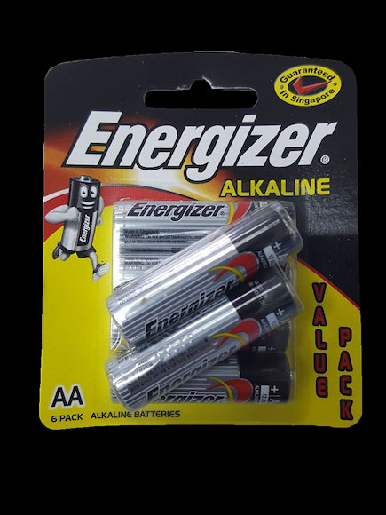 Energizer AA 6pcs Battery Pack - Obbo.SG