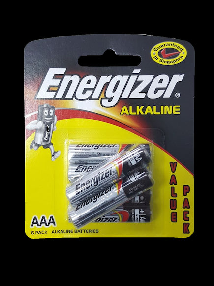 Energizer AAA 6pcs Battery Pack - Obbo.SG
