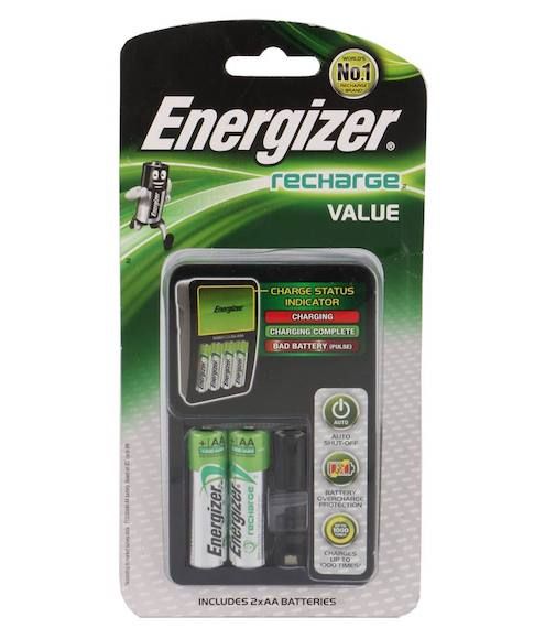 Energizer Recharge Value Battery Charger Set - Obbo.SG