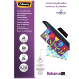 Fellowes ImageLast A4 80 Micron Laminating Pouch - 100 pack