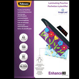 Fellowes ImageLast A3 80 Micron Laminating Pouch - 100 pack