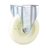 Castor Wheel White PP Rigid 75mm