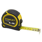 Stanley Measuring Tape  8 Metres  Width 19mm25mm - TYLON - 8mtr - Obbo.SG