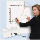Legamaster Magic Flipchart Paper Full White Pack of 25 7-159100