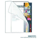 Plastic L Shape Clear Folder A3