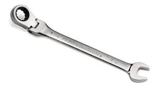 Flexible Ratchet Head with Open End Wrench - Obbo.SG
