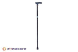 ZOWA ADJUSTABLE PLAIN WALKING STICK - BLACK