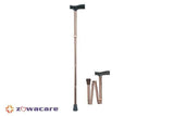 ZOWA FOLD/ADJUSTABLE PLAIN WALKING STICK - COPPER