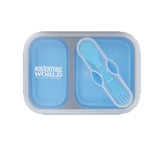 Adventure World Foldable Lunchbox (Blue) - Obbo.SG