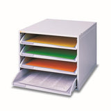 Sysmax 4 Tier Open File Cabinet 13104 - Obbo.SG