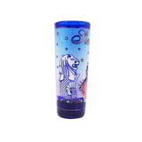 Blue Shooter Glass - Merlion/Culture(Single) - Obbo.SG