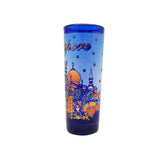 Blue Shooter Glass - Merlion/Culture(Single) - Obbo.SG