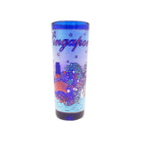 Blue Shooter Glass - Merlion/4 Religion(Single)