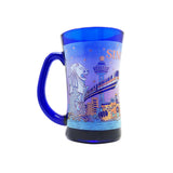 Blue 12 oz Glass Mug - Merlion/Subway - Obbo.SG