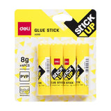 Deli Strong Adhesive PVP Glue Sticks 8g Pack of 4 EA20014