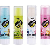 Deli Jelly Colour Glue Sticks 8g Pack of 4 EA20700