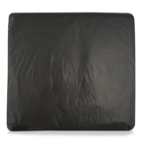 HD GARBAGE BAG (THICKNESS: 0.03mm), (BLACK) - 0.03mm X 36" X 48" - Obbo.SG