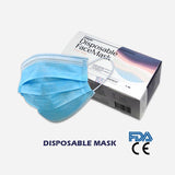 [Ready Local stocks] Wistech 3 Ply Disposable Face UV MASK ™️, 50 pieces, FDA CE Approved, Fast delivery, Delivery from Singapore, Manufacturer - Obbo.SG