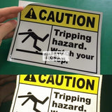 Caution Tripping Hazard. Watch your step. (W150_RVNL10) - Obbo.SG