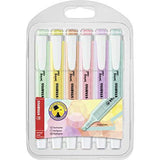 STABILO Swing Cool Pastel Highlighters Pack of 6 275/6-08
