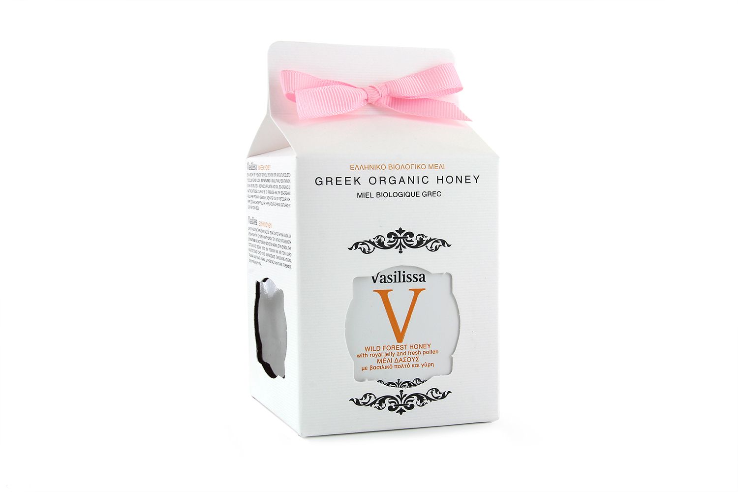 Awarded Greek Organic Honey with royal jelly & fresh pollen, 250 gr. - Obbo.SG