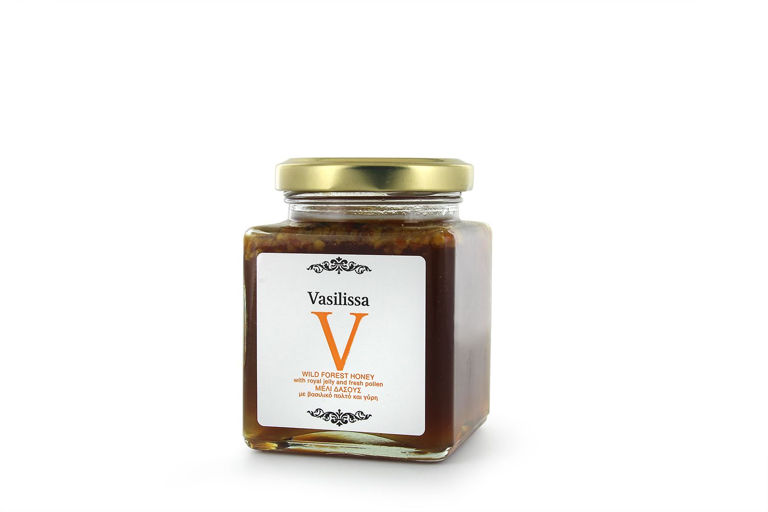 Awarded Greek Organic Honey with royal jelly & fresh pollen, 250 gr. - Obbo.SG