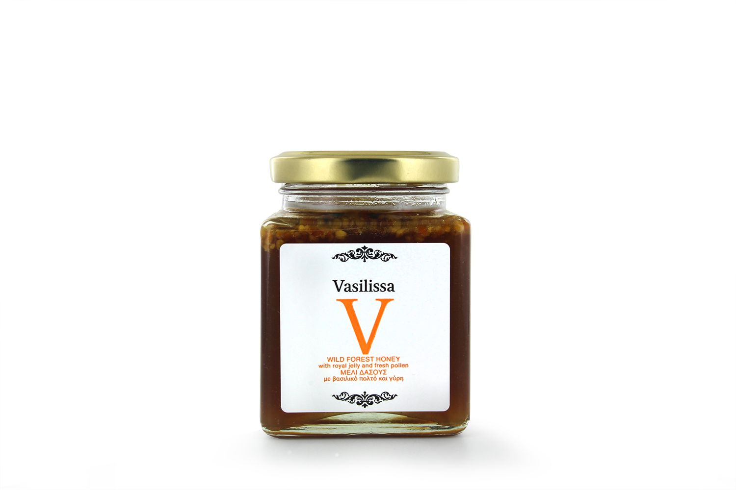 Awarded Greek Organic Honey with royal jelly & fresh pollen, 250 gr. - Obbo.SG