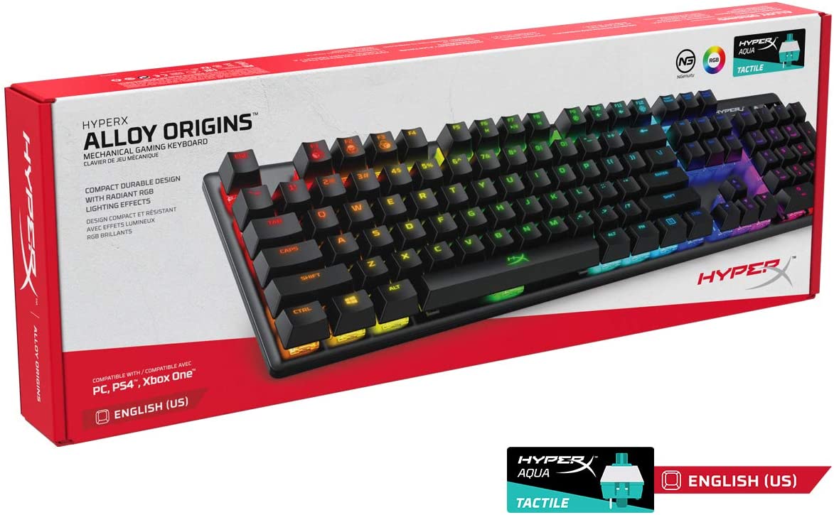 HyperX Alloy Origins Mechanical Gaming Keyboard - Obbo.SG