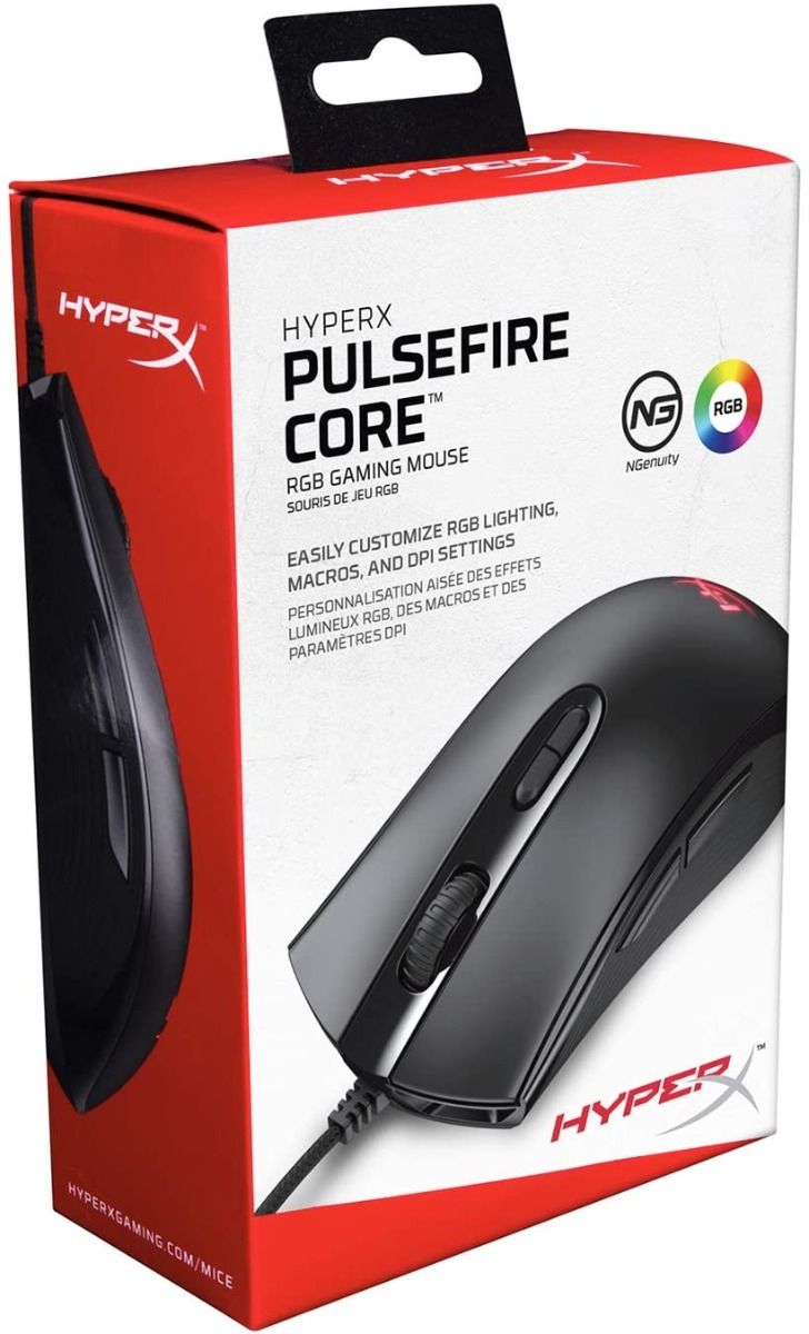 HyperX Pulsefire Core RGB Gaming Mouse - Obbo.SG