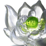 LIULI, Hand Made, Crystal Flower, Lotus, Your Tranquil Heart - Obbo.SG