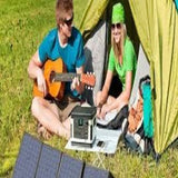 Portable Solar Panel Generator System With battery /converter and complete set (EX stock singapore) ) - Obbo.SG