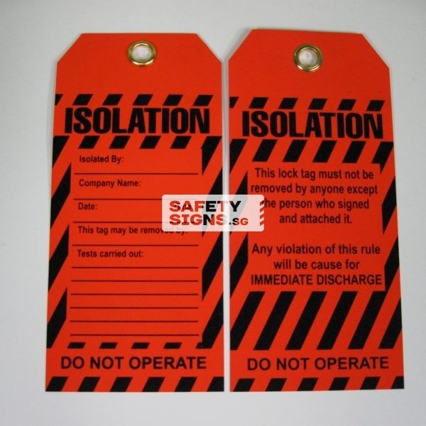 Buy 【Isolation Lock Out Tag (LT002_PP)】 from Trusted Distributors ...